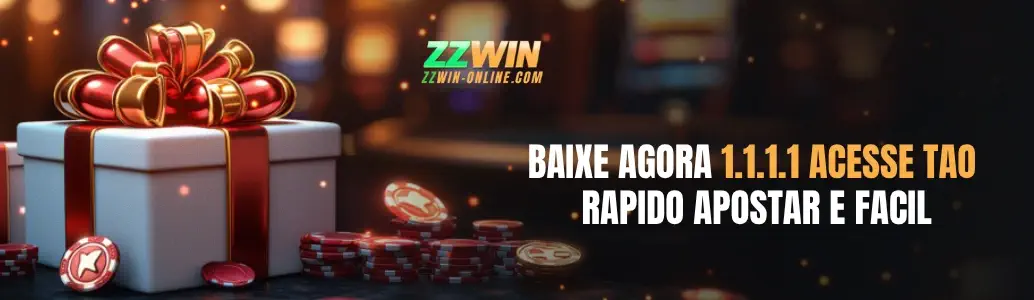 Tela com promoções do ZZWIN cassino