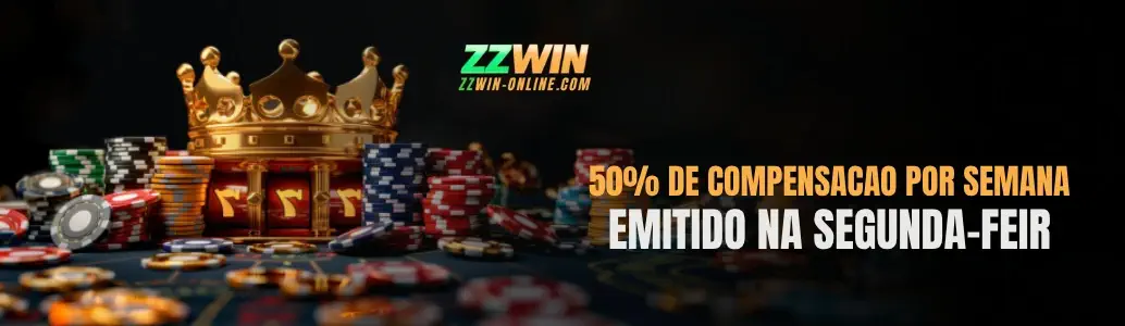 Banner promocional de bônus do ZZWIN cassino