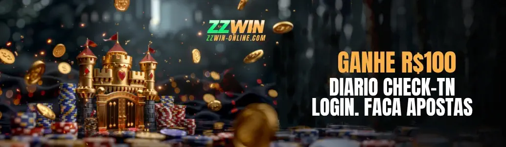 Página de promoções do ZZWIN cassino com bônus, cashback e recompensas exclusivas