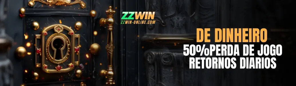 Promoção de dinheiro com 50% de retorno diário no ZZWIN cassino